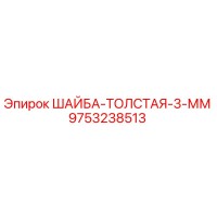 9753238513 ШАЙБА-ТОЛСТАЯ-3-ММ by Epiroc