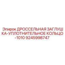 9245998747 ДРОССЕЛЬНАЯ ЗАГЛУШКА-УПЛОТНИТЕЛЬНОЕ КОЛЬЦО-1010 Epiroc