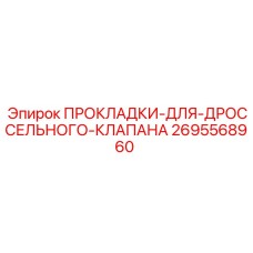 2695568960 ПРОКЛАДКИ-ДЛЯ-ДРОССЕЛЬНОГО-КЛАПАНА Epiroc