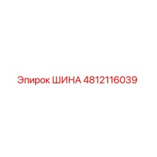 4812116039 ШИНА Epiroc