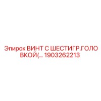 1903262213 ВИНТ С ШЕСТИГР.ГОЛОВКОЙ Epiroc