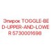5730001698 TOGGLE-BED-UPPER-AND-LOWER Epiroc