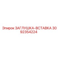 3092354224 ЗАГЛУШКА-ВСТАВКА Epiroc
