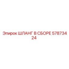 57873424 ШЛАНГ В СБОРЕ (Epiroc)