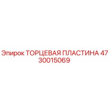 4730015069 ТОРЦЕВАЯ ПЛАСТИНА Epiroc