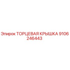 9106246443 ТОРЦЕВАЯ КРЫШКА Epiroc