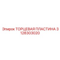 3128303020 ТОРЦЕВАЯ ПЛАСТИНА Epiroc