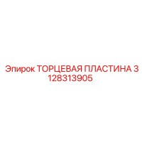 3128313905 ТОРЦЕВАЯ ПЛАСТИНА Epiroc