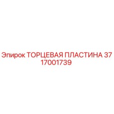 Торцевая пластина 3717001739 производства Epiroc для горнодобывающей техники