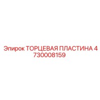 4730008159 ТОРЦЕВАЯ ПЛАСТИНА Epiroc