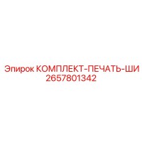 2657801342 КОМПЛЕКТ ПЕЧАТЬ ШИ Epiroc
