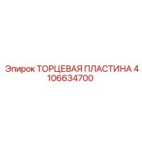 4106634700 ТОРЦЕВАЯ ПЛАСТИНА Epiroc