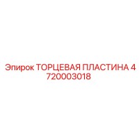 4720003018 ТОРЦЕВАЯ ПЛАСТИНА Epiroc