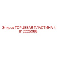 4812225088 ТОРЦЕВАЯ ПЛАСТИНА Epiroc