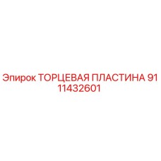 9111432601 ТОРЦЕВАЯ ПЛАСТИНА Epiroc