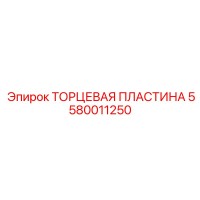 5580011250 ТОРЦЕВАЯ ПЛАСТИНА Epiroc