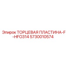 5730010574 ТОРЦЕВАЯ ПЛАСТИНА-F-HFO314 Epiroc