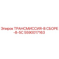 5590017163 ТРАНСМИССИЯ-В СБОРЕ-8-5C Epiroc