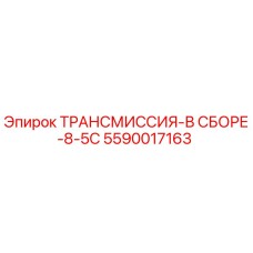 5590017163 ТРАНСМИССИЯ-В СБОРЕ-8-5C Epiroc