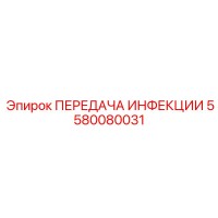 5580080031 ПЕРЕДАЧА ИНФЕКЦИИ Epiroc