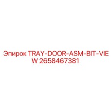 2658467381 TRAY-DOOR-ASM-BIT-VIEW Epiroc
