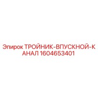 1604653401 ТРОЙНИК-ВПУСКНОЙ-КАНАЛ Epiroc