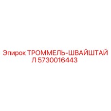 5730016443 ТРОММЕЛЬ-ШВАЙШТАЙЛ Epiroc