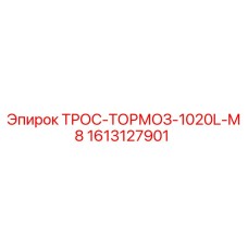 1613127901 ТРОС-ТОРМОЗ-1020L-M8 Epiroc