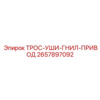 2657897092 ТРОС-УШИ-ГНИЛ-ПРИВОД Epiroc