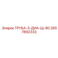 2657892333 ТРУБА-3-ДИА-Щ-80 Epiroc