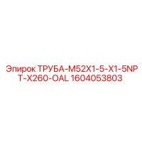 1604053803 ТРУБА-M52X1-5-X1-5NPT-X260-OAL от Epiroc