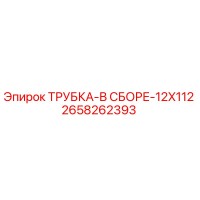 2658262393 ТРУБКА-В СБОРЕ-12X112 Epiroc