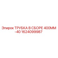 1624099987 ТРУБКА В СБОРЕ 400MM -40 Эпирок