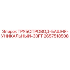 2657518508 ТРУБОПРОВОД-БАШНЯ-УНИКАЛЬНЫЙ-30FT Epiroc