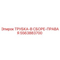 5563883700 ТРУБКА-В СБОРЕ-ПРАВАЯ Epiroc