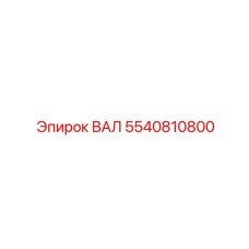 5540810800 ВАЛ Epiroc