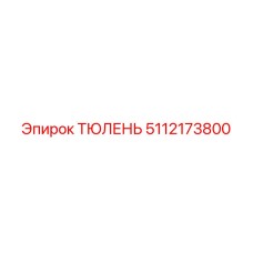 5112173800 ТЮЛЕНЬ Epiroc