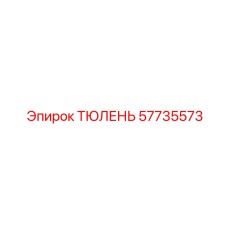 57735573 ТЮЛЕНЬ Epiroc