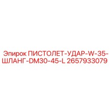 2657933079 ПИСТОЛЕТ-УДАР-W-35-ШЛАНГ-DM30-45-L Epiroc