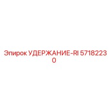 57182230 УДЕРЖАНИЕ-RI Epiroc