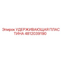 4812039190 УДЕРЖИВАЮЩАЯ ПЛАСТИНА Epiroc