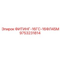 9753231814 ФИТИНГ-16ГС-16ФЛ45М Epiroc