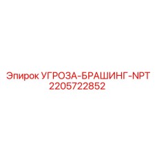 2205722852 УГРОЗА-БРАШИНГ-NPT Epiroc