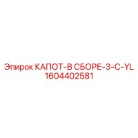 1604402581 КАПОТ-В СБОРЕ-3-C-YL Epiroc
