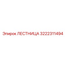 3222311494 ЛЕСТНИЦА Epiroc