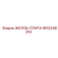 4812248910 ЖЕЛОБ-ПЛИТА Epiroc