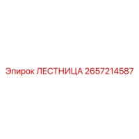 2657214587 ЛЕСТНИЦА Epiroc