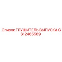 Глушитель выпуска GS12465589 Epiroc