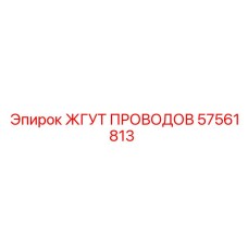 57561813 ЖГУТ ПРОВОДОВ Epiroc