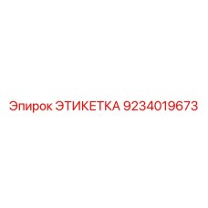 9234019673 ЭТИКЕТКА Epiroc